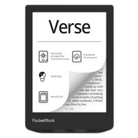 PocketBook 629 Verse  Mist Grey, šedý +  ZDARMA více než 8000 eknih a program na konverzi formátů