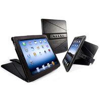 Pouzdro pro tablet 9,7" Apple iPad 2, Apple iPad 3 (Retina) a Apple iPad 4 (HD / 2012) Tuff-Luv Tri-Axis Slim ČERNÉ